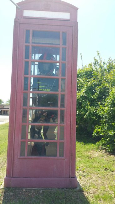 Random phone booth?